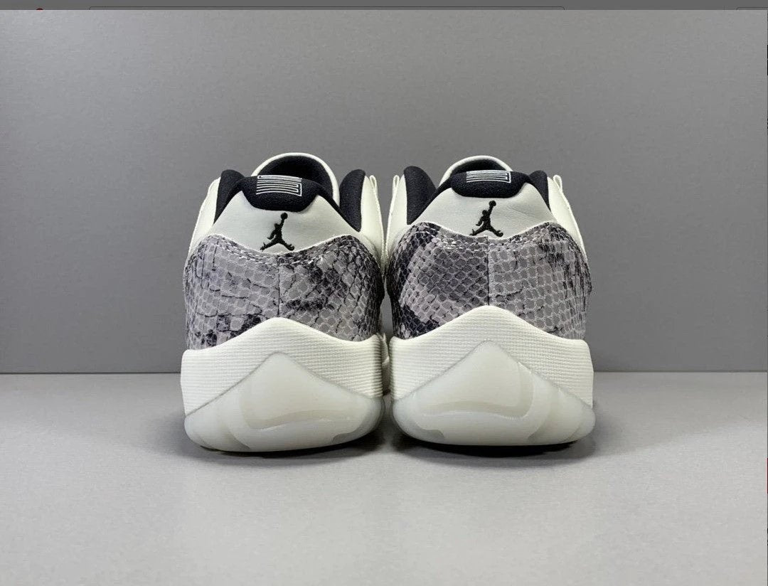 Air Jordan 11 Low Snake Light Bone Shoes Sneakers by Air Jordan