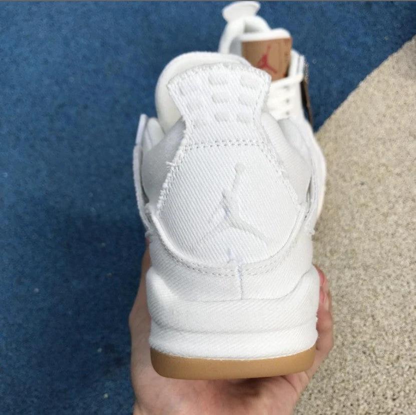 Air Jordan 4 Retro Levi’s White (Levi’s Tag) Shoes by Air Jordan