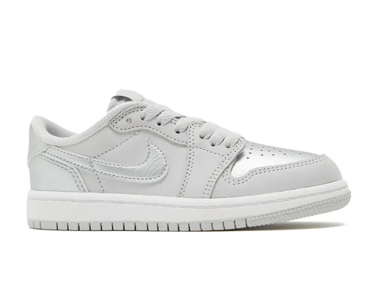 AJ 1 Low OG Metallic Silver Shoes Sneakers by Air Jordan