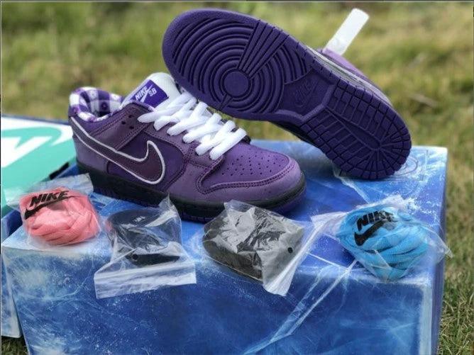 Nike SB Dunk Low Concepts Purple Lobster Shoes Sneakers by Air Jordan