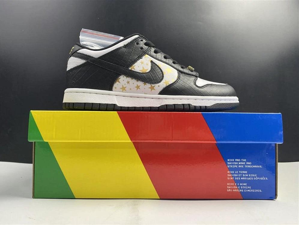 SB Dunk Low Stars Black x Supreme Shoes by Air Jordan