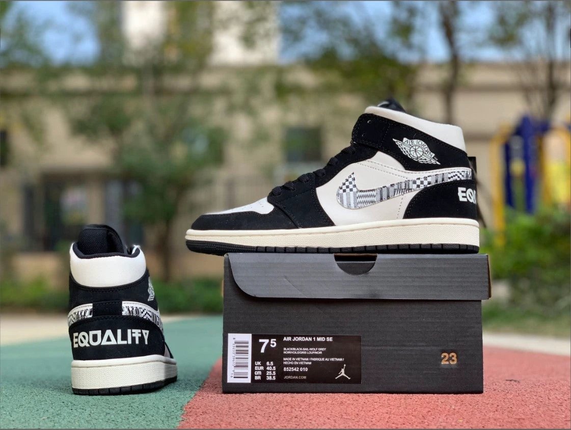 Air Jordan 1 Mid Equality (2019) Shoes Sneakers by Air Jordan