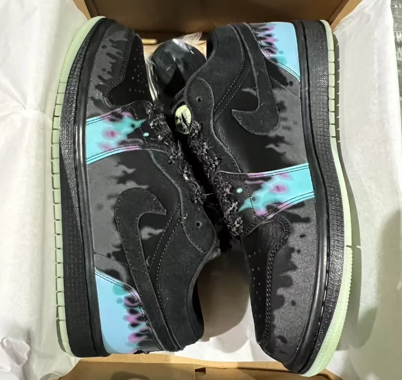 Air Jordan 1 Low Fortune Fly Shoes Sneakers by Air Jordan