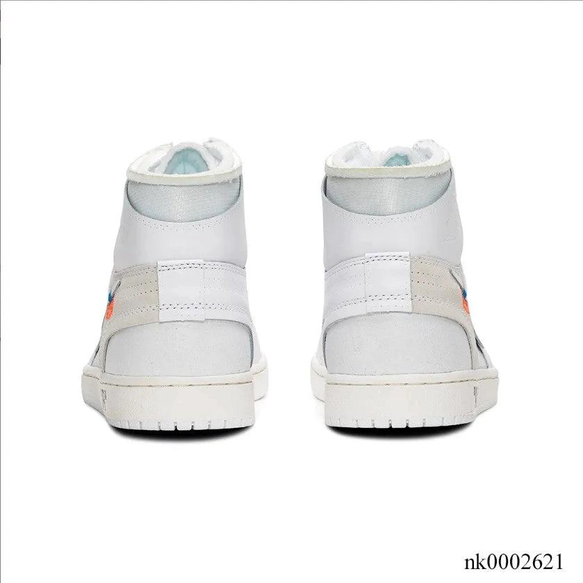 OFF-WHITE x Air Jordan 1 High White Shoes Sneakers by Air Jordan