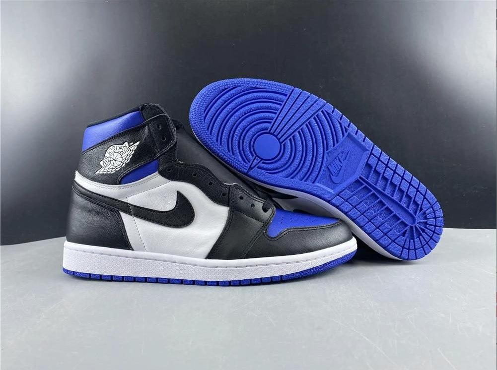 Air Jordan 1 Retro High Black Game Royal Shoes Sneakers by Air Jordan