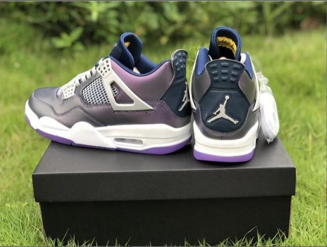 Air Jordan 4 Retro Monsoon Blue (GS) Shoes Sneakers by Air Jordan