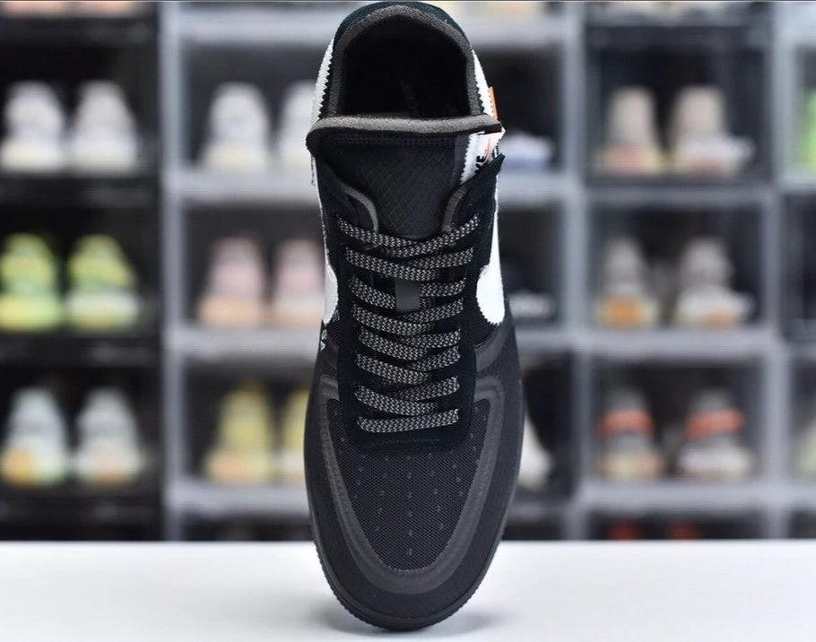 Air Force 1 Low Off-White Black White Shoes Sneakers by Air Jordan