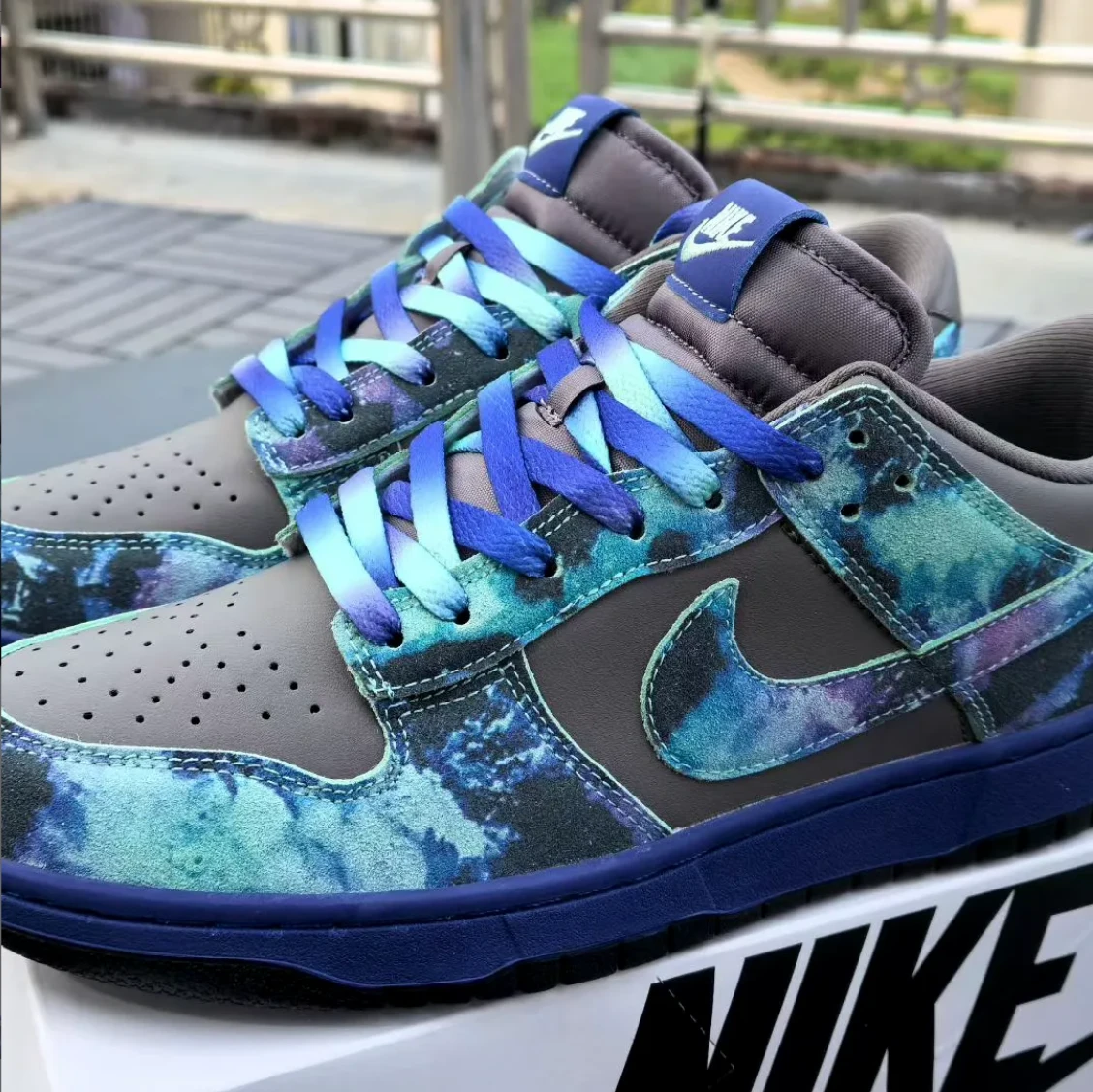 Dunk Low Panda Galaxy Shoes Sneakers by Air Jordan