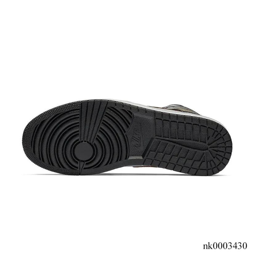 Air Jordan 1 Mid SE Black Gold Shoes Sneakers by Air Jordan