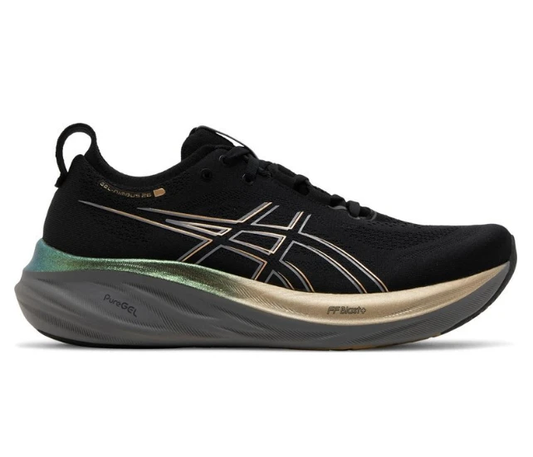 Asics Gel Nimbus 26 Platinum Black Champagne 1011B922-001 by Air Jordan