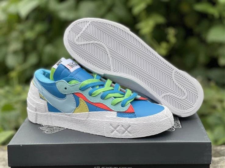 Blazer Low sacai KAWS Neptune Blue Shoes Sneakers by Air Jordan