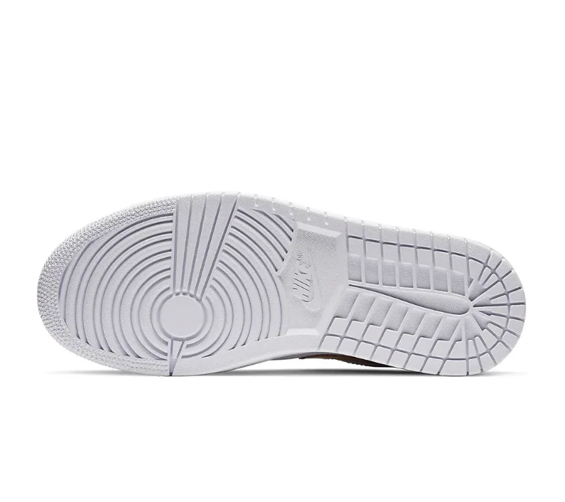 Air Jordan 1 Low White Metallic Gold Shoes Sneakers by Air Jordan