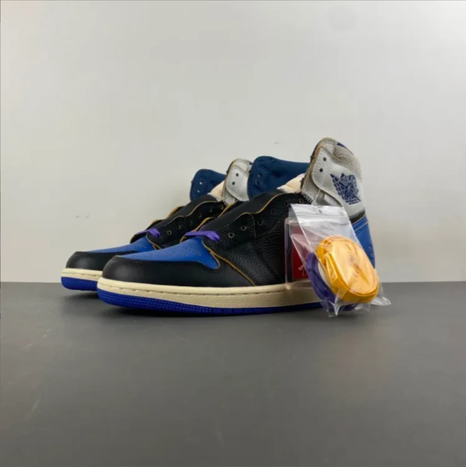 Fragment x Union LA x Air Jordan 1 High OG Sport Royal Shoes Sneakers by Air Jordan