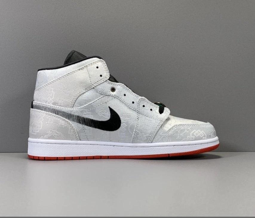 Air Jordan 1 Mid SE Fearless Edison Chen CLOT Shoes Sneakers by Air Jordan
