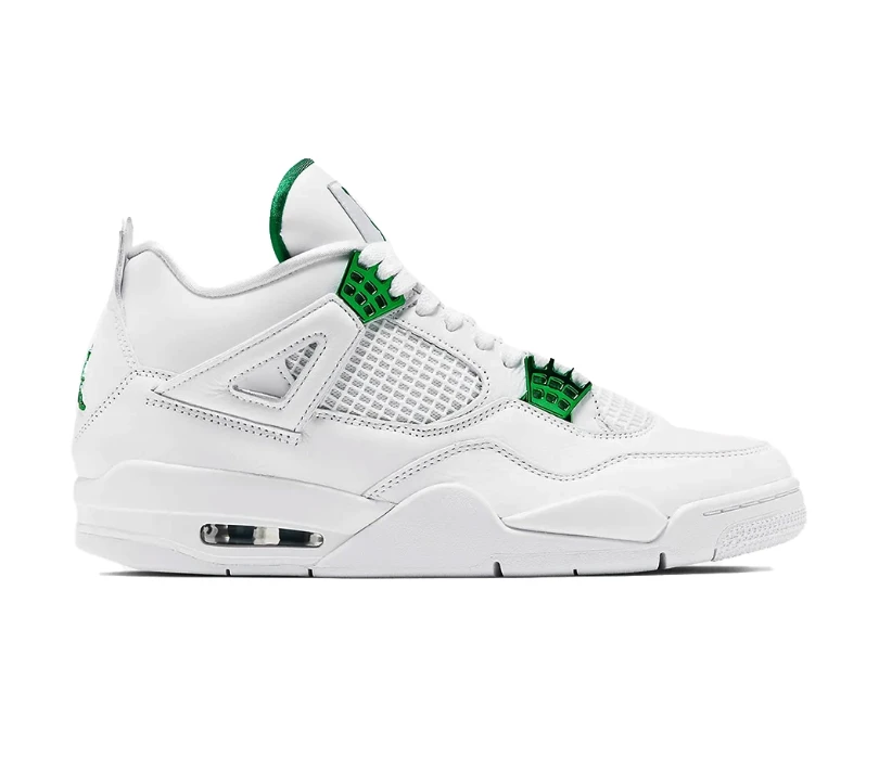 Air Jordan 4 Metallic Green Shoes Sneakers by Air Jordan
