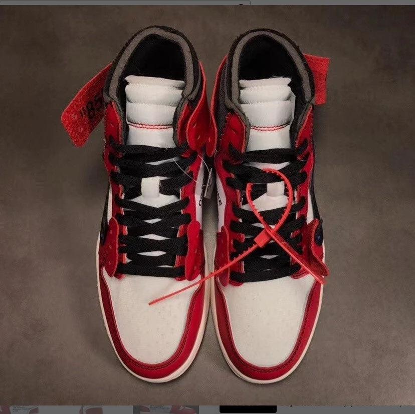 Off-White x Air Jordan 1 High Chicago Shoes Sneakers by Air Jordan