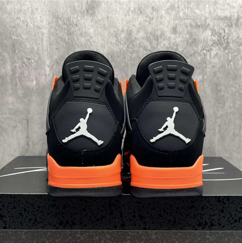 Air Jordan 4 Orange Thunder Shoes Sneakers by Air Jordan