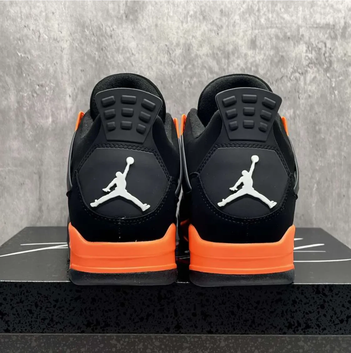 Air Jordan 4 Orange Thunder Shoes Sneakers by Air Jordan