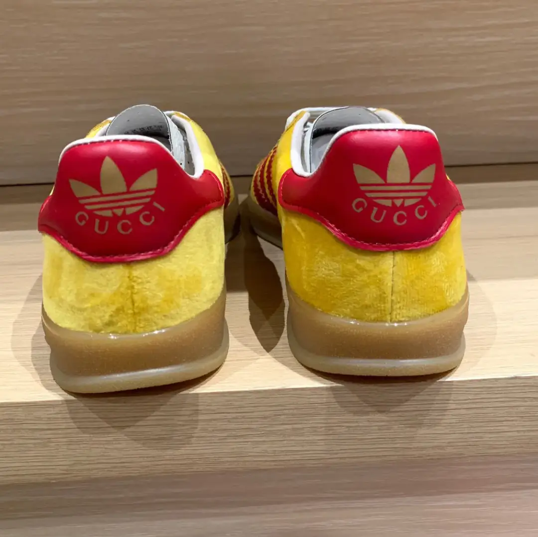 GG x AD Gazelle ‘Yellow Red’ Shoes Sneakers by Air Jordan