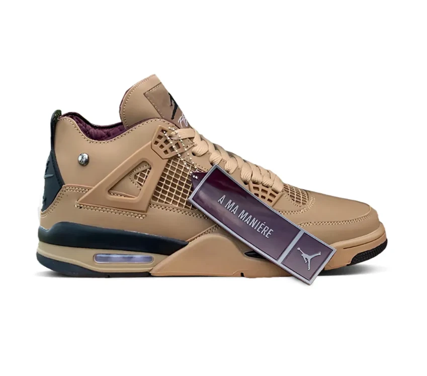 A Ma Maniére x Air Jordan 4 Dark Mocha Shoes Sneakers by Air Jordan