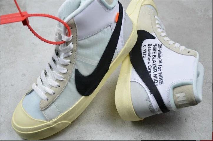 Blazer Mid OFF-WHITE Shoes Sneakers by Air Jordan