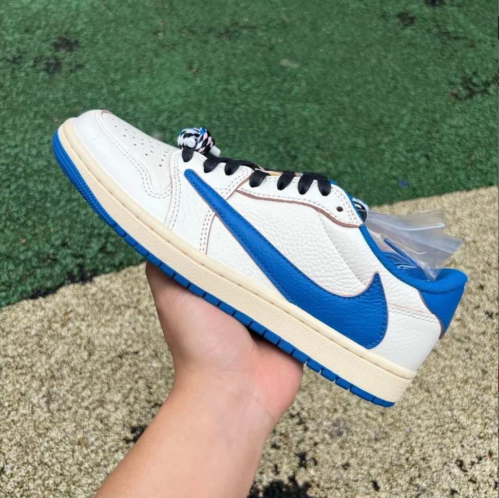 Travis Scott x Fragment x Air Jordan 1 Low 2025 Shoes Sneakers by Air Jordan