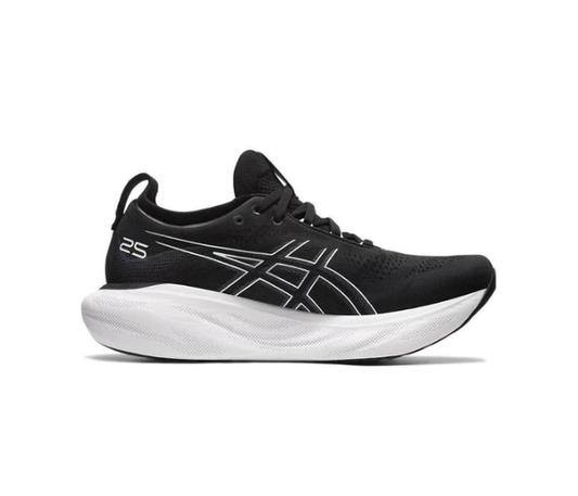 Asics Gel Nimbus 25 4E Wide Black Pure Silver 1011B618-001 by Air Jordan