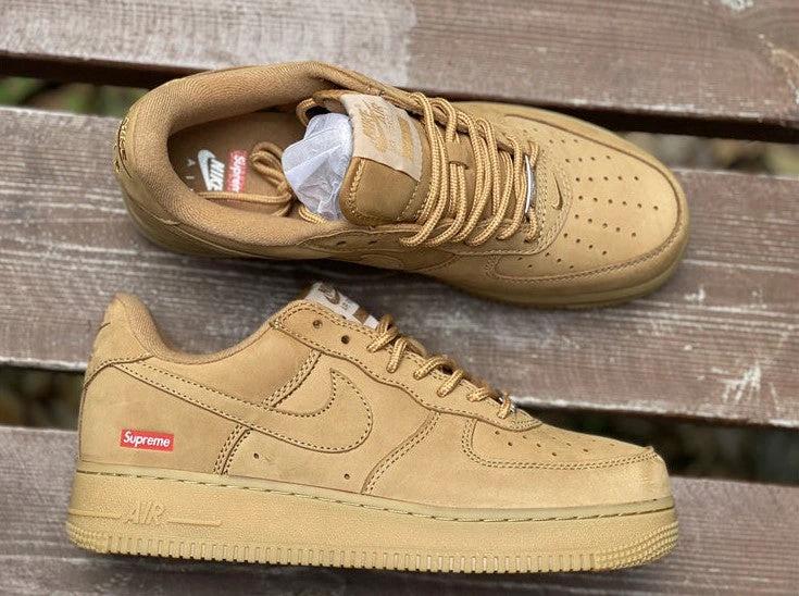 Air Force 1 Low SP Supreme Wheat Shoes Sneakers by Air Jordan