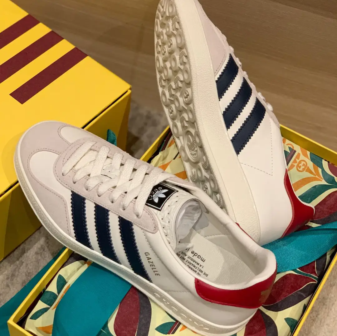 GG x AD Gazelle ‘White’ Shoes Sneakers by Air Jordan