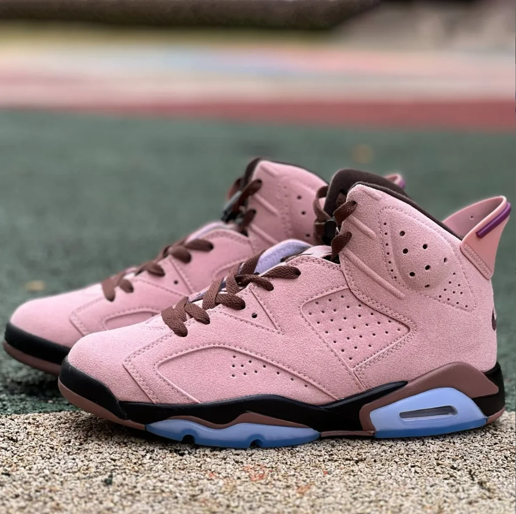 A Ma Maniere x Air Jordan 6 SP Black Smokey Mauve Shoes Sneaker by Air Jordan