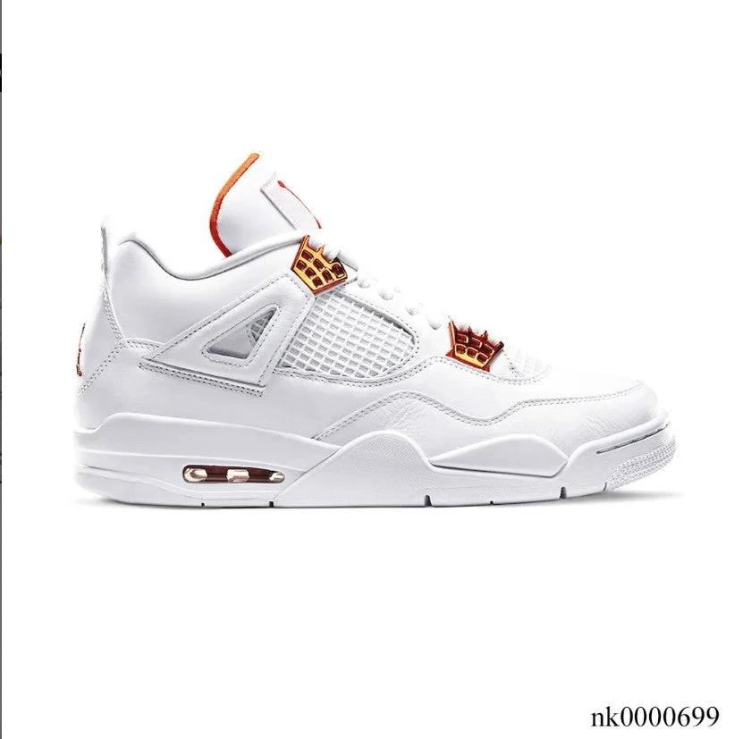 Air Jordan 4 Retro Metallic Orange Shoes Sneakers by Air Jordan