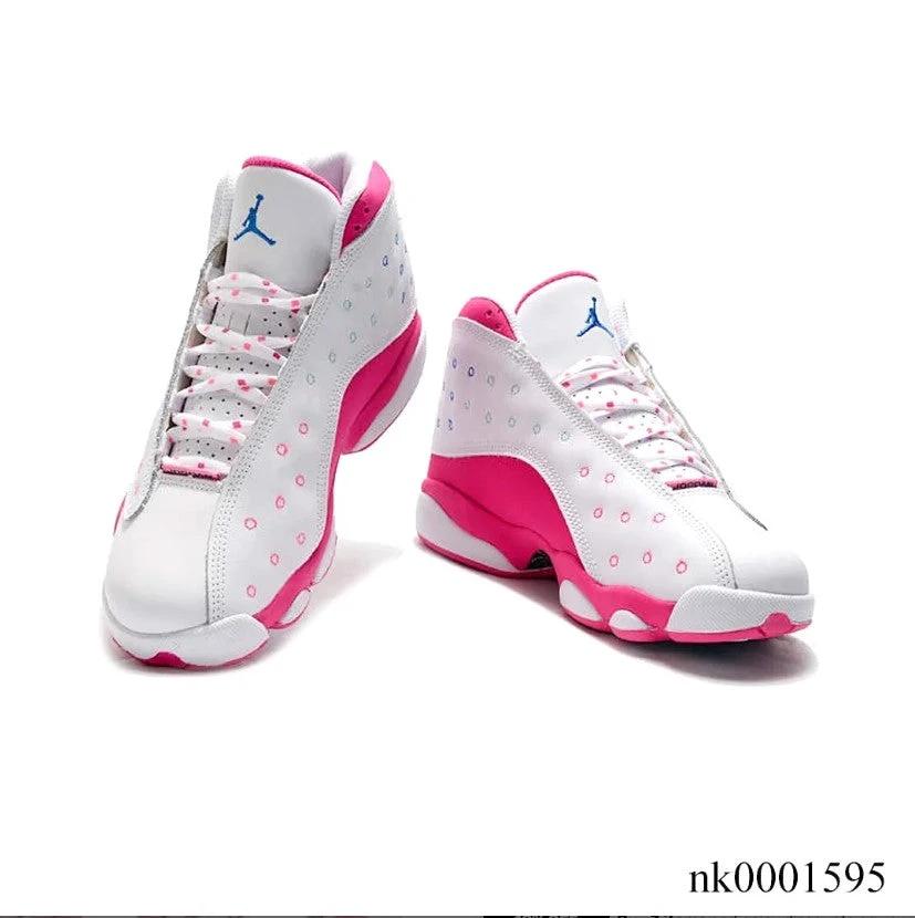 Air Jordan 13 White Pink Blue Shoes Sneakers by Air Jordan