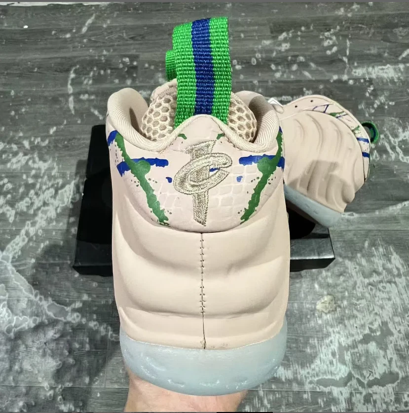 Air Foamposite One Particle Beige Shoes Sneakers by Air Jordan