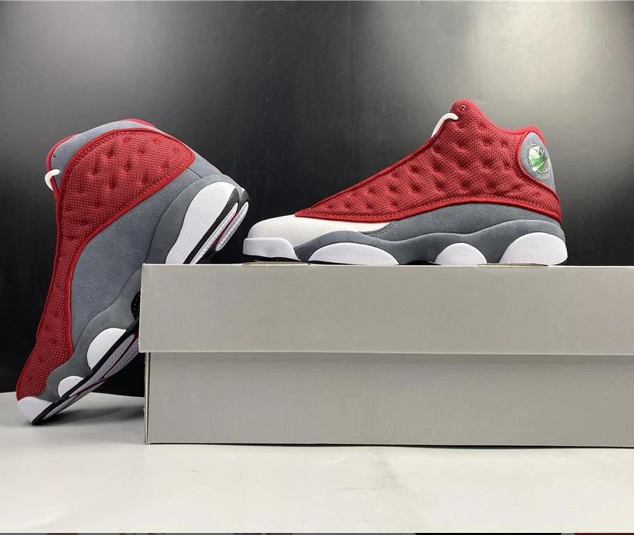 Air Jordan 13 Retro Gym Red Flint Grey Shoes Sneakers by Air Jordan
