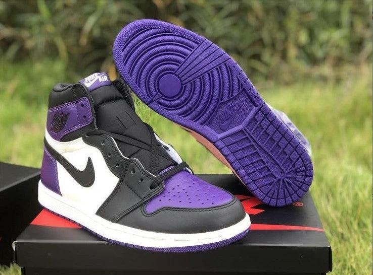 Air Jordan 1 Retro High Court Purple Shoes Sneakers by Air Jordan