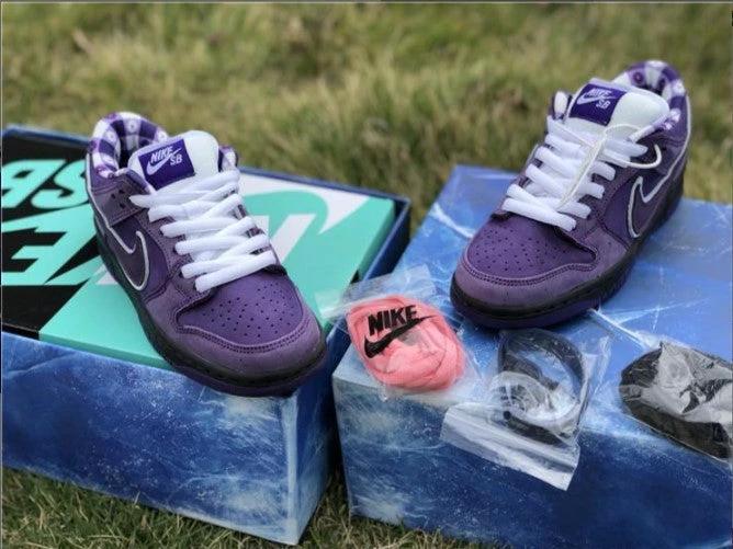 Nike SB Dunk Low Concepts Purple Lobster Shoes Sneakers by Air Jordan