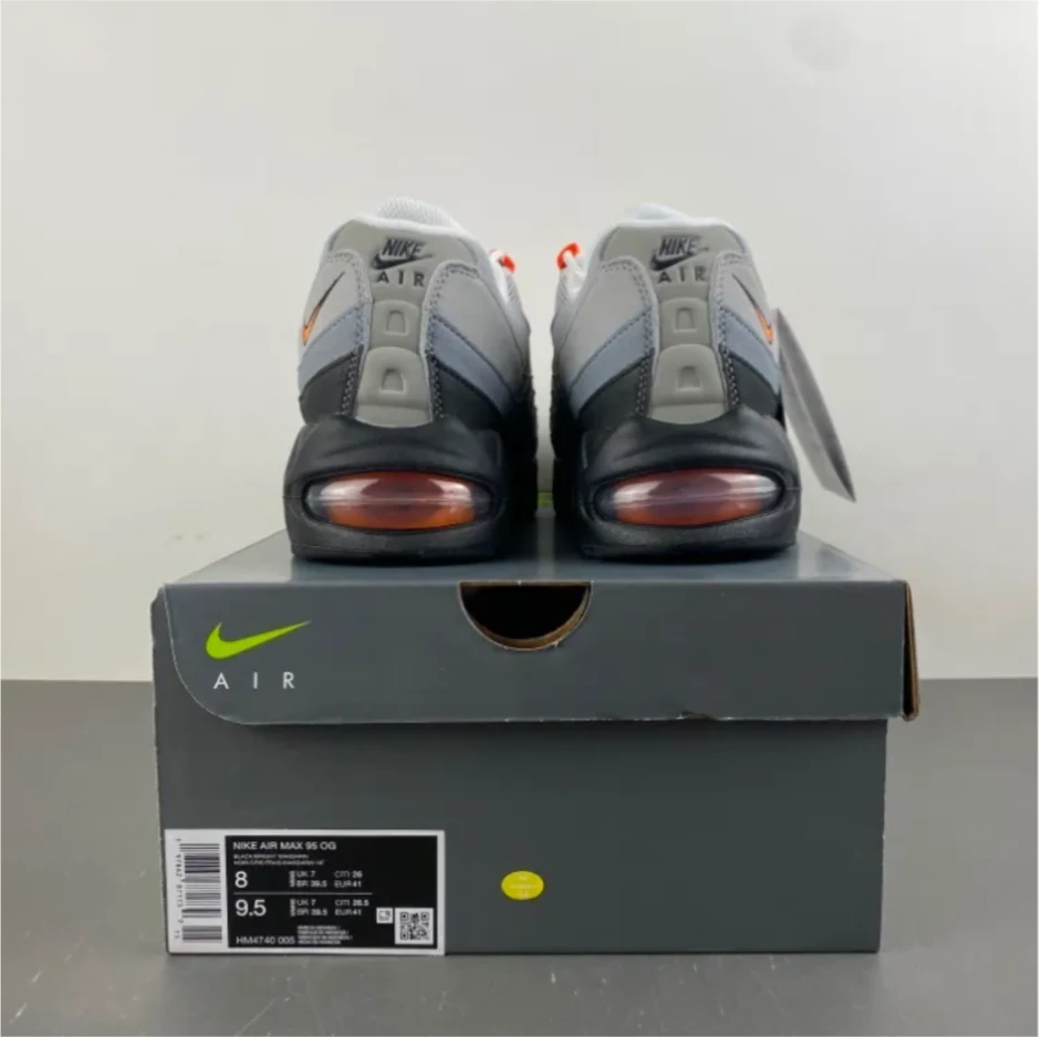 Air Max 95 OG Bright Mandarin Shoes Sneakers by Air Jordan