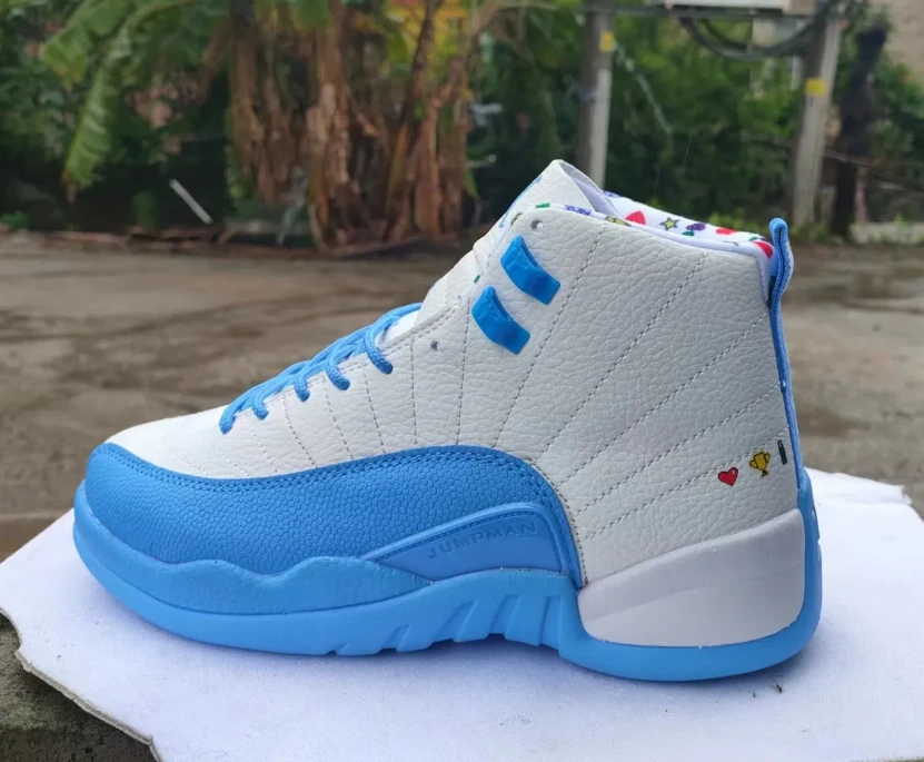 Air Jordan 12 Emoji Shoes Sneakers by Air Jordan