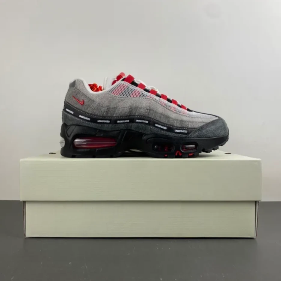 Air Max 95 SP x Undefeated Geo Tokyo Bright Crimson Shoes Sneakers by Air Jordan