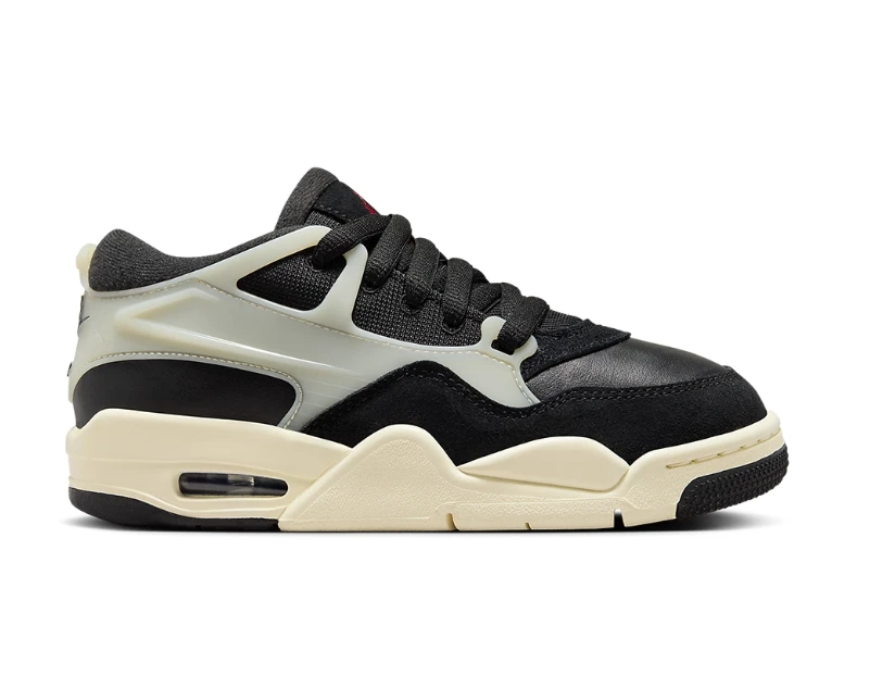 Air Jordan 4 RM Black Sail Shoes Sneakers by Air Jordan