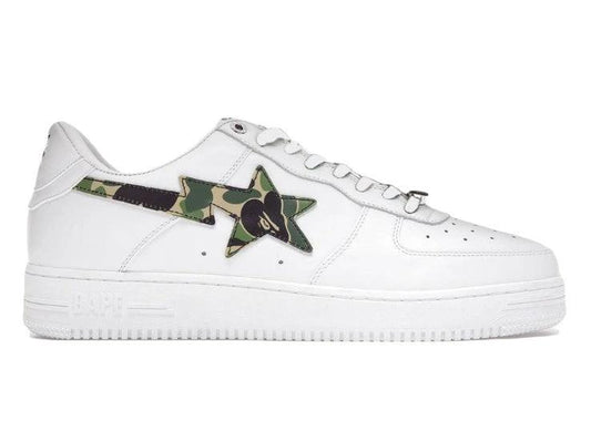 Bape Sta A Bathing Ape Camo White Green Shoes Sneakers by Air Jordan
