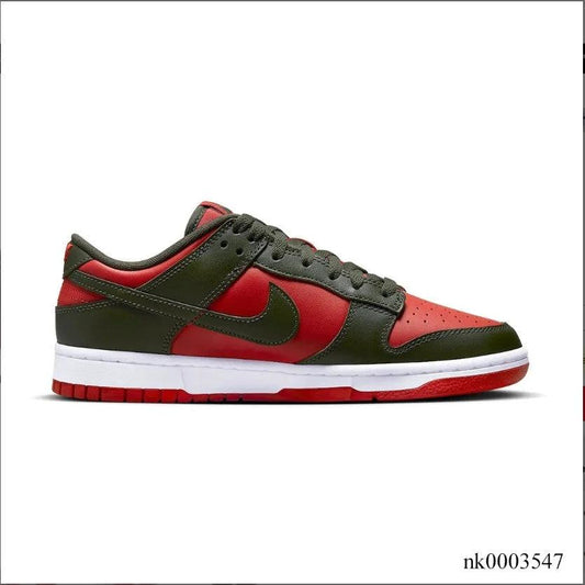 Dunk Low Mystic Red Cargo Khaki Shoes Sneakers by Air Jordan