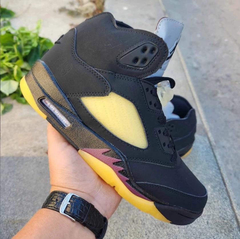 A Ma Maniére x AJ 5 BlackBurgundy Crush by Air Jordan