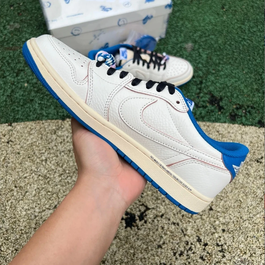 Travis Scott x Fragment x Air Jordan 1 Low 2025 Shoes Sneakers by Air Jordan