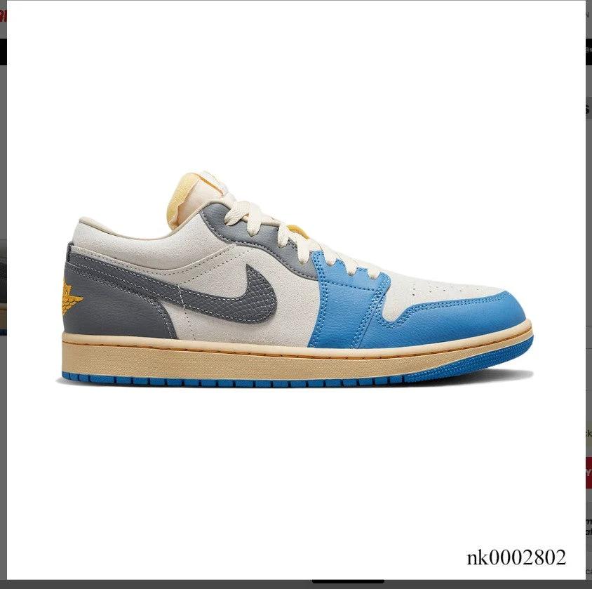 Air Jordan 1 Low Vintage UNC Grey Shoes Sneakers by Air Jordan
