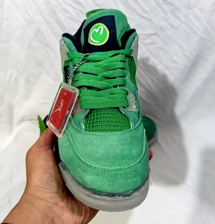 Air Jordan 4 Wahlburgers PE Shoes Sneakers by Air Jordan