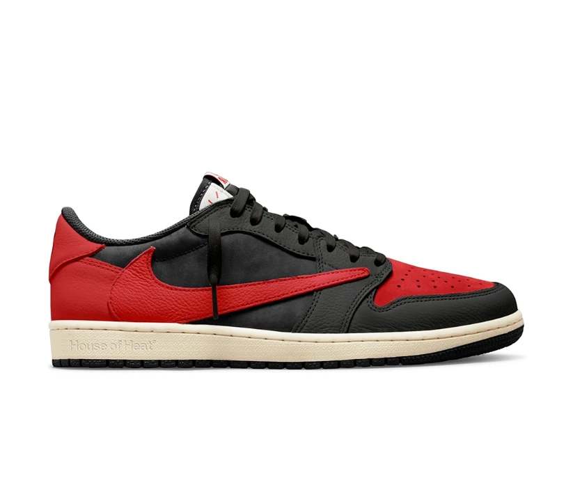 Air Jordan 1 Low OG Bred x Travis Scott Shoes Sneakers by Air Jordan