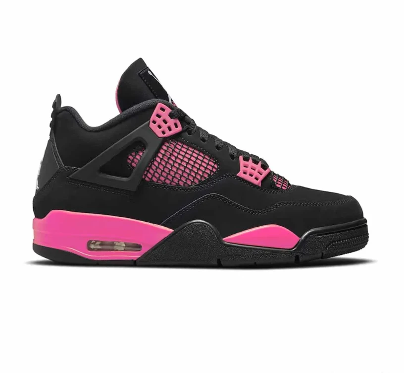Air Jordan 4 Pink Thunder Shoes Sneakers by Air Jordan