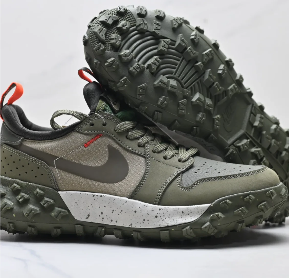 Air Jordan 1 Low Element GoreTex Medium Olive Shoes Sneakers by Air Jordan