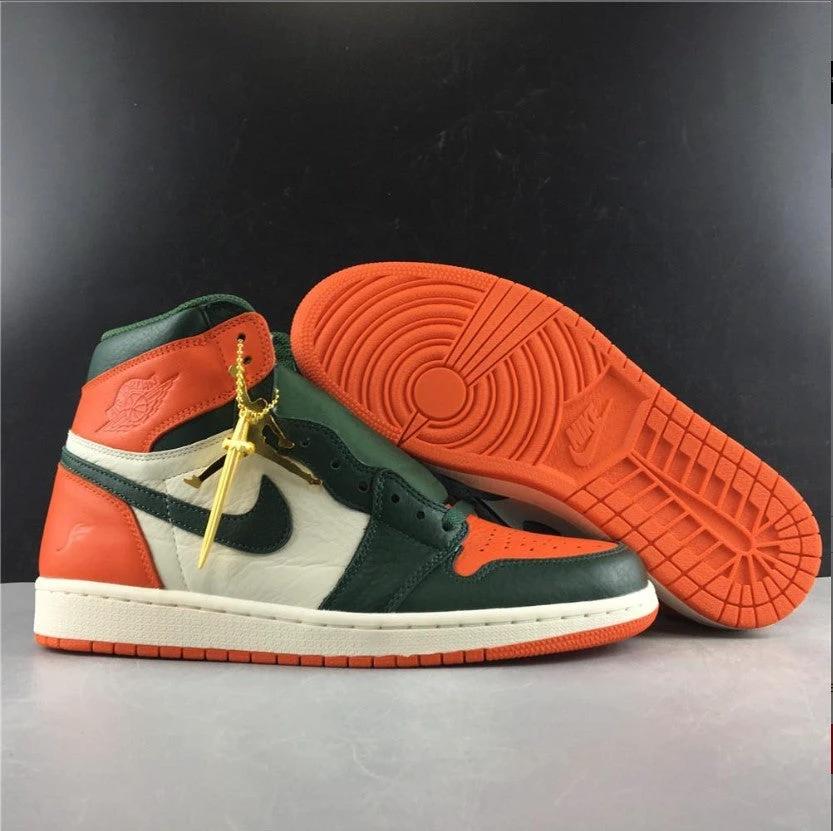 Air Jordan 1 Retro High SoleFly Art Basel Sail Shoes Sneakers by Air Jordan